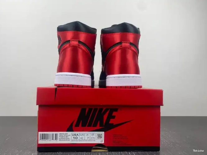 Reps TBK OG WMNS Jordan 1 FD4810-061 Air High Satin Bred 0522